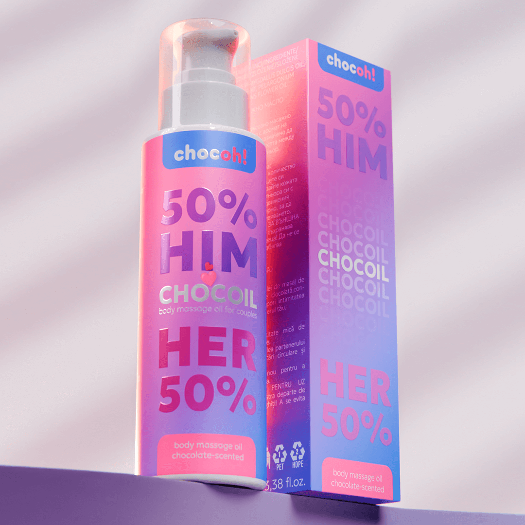 Λάδι μασάζ για ζευγάρια Chocoil