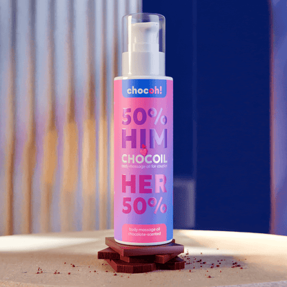 Λάδι μασάζ για ζευγάρια Chocoil